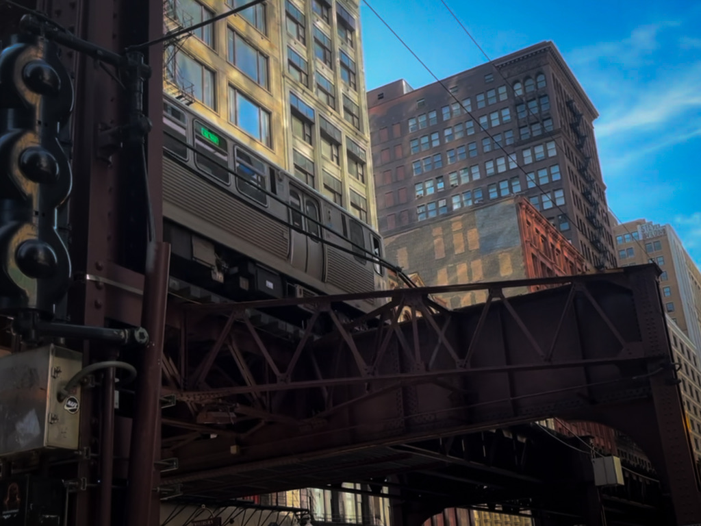 Brown Line - Wabash & Monroe Downtown Chicago